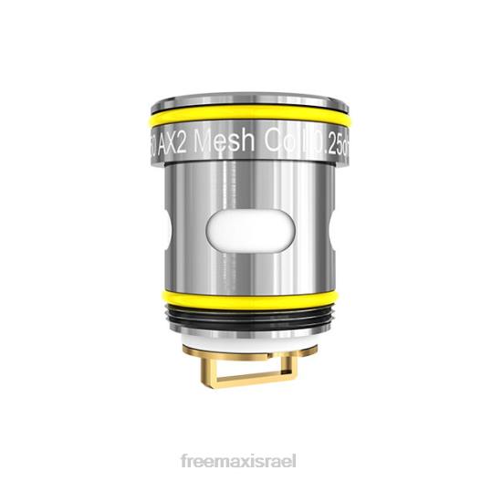 FreeMAX Flavormax LJ44258 | FreeMAX סליל רשת ax2 ss-צהוב